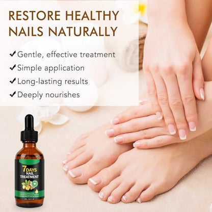 Tiuedu Nail Growth Serum – Ginger Nail Oil for Strengthening & Promoting Nail Growth, Natural Plant Formula, 2 Fl Oz