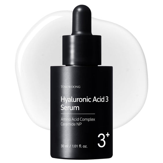 TOSOWOONG Hyaluronic Acid 3% Serum - 30,030ppm Sodium Hyaluronic Acid for Intense Hydration, Plump & Repair Dry Skin, Korean Skin Care, 30ml