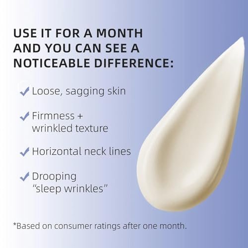 AMZEYE Tighten and Lift Neck Cream – Instant Face Lift Cream for Firming, Fine Lines, and Sagging Skin (1.7 fl oz) Avelisse