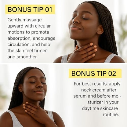 AMZEYE Tighten and Lift Neck Cream – Instant Face Lift Cream for Firming, Fine Lines, and Sagging Skin (1.7 fl oz) Avelisse