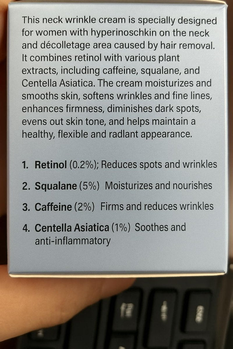 AMZEYE Tighten and Lift Neck Cream – Instant Face Lift Cream for Firming, Fine Lines, and Sagging Skin (1.7 fl oz) Avelisse
