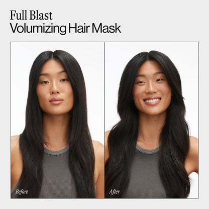 Eva NYC Volumizing Lightweight Deep Conditioning Hair Mask for Fine Hair - Adds Volume & Body - Vegan, Sulfate-Free - Salted Citron Scent - 8.4 oz Avelisse
