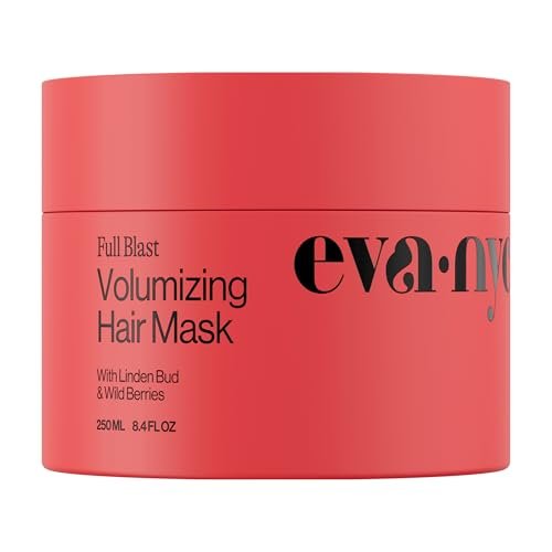 Eva NYC Volumizing Lightweight Deep Conditioning Hair Mask for Fine Hair - Adds Volume & Body - Vegan, Sulfate-Free - Salted Citron Scent - 8.4 oz Avelisse