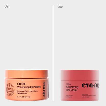 Eva NYC Volumizing Lightweight Deep Conditioning Hair Mask for Fine Hair - Adds Volume & Body - Vegan, Sulfate-Free - Salted Citron Scent - 8.4 oz Avelisse
