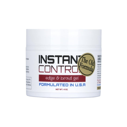 Instant Control Edge & Braid Gel (4 Ounce) - Strong Hold, Flake-Free Styling Avelisse