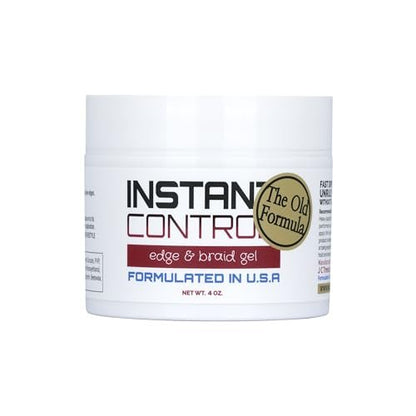 Instant Control Edge & Braid Gel (4 Ounce) - Strong Hold, Flake-Free Styling Avelisse