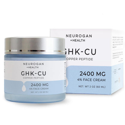 Neurogan GHK-Cu Copper Peptide Face Cream | 4% Peptides for Skin Firmness & Deep Hydration | Daily Facial Moisturizer with 2400 MG GHK-Cu, 2oz Avelisse
