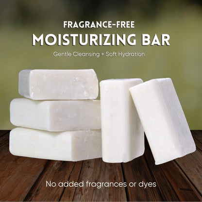 Amish Farms NatureClean Fragrance Free Bar Soap - 5 oz Bars (5 Pack) with Bentonite Clay, Coconut Oil and Shea Butter, Moisturizing for Sensitive Skin, Body, Face, Hand, Made in the USA Avelisse