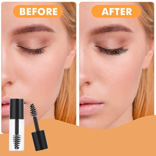 27-Pack Empty Mascara Tubes with Eyelash Wands – 3ml Mini Refillable Containers for Castor Oil, Eyelash Serum, and Travel - görsel 8