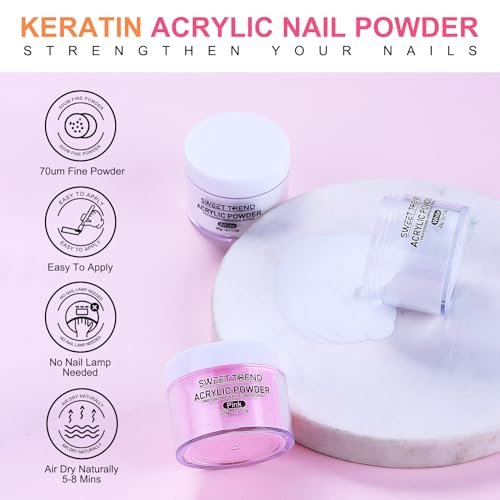Acrylic Nail Kit with Everything: Beginners Set with Drill - Professional Acrylic Powder, Glitter, Monomer, False Tips, Top & Base Coat Starter Kit - Full Decorations Nail Supplies for Nail Extensions Gift Avelisse