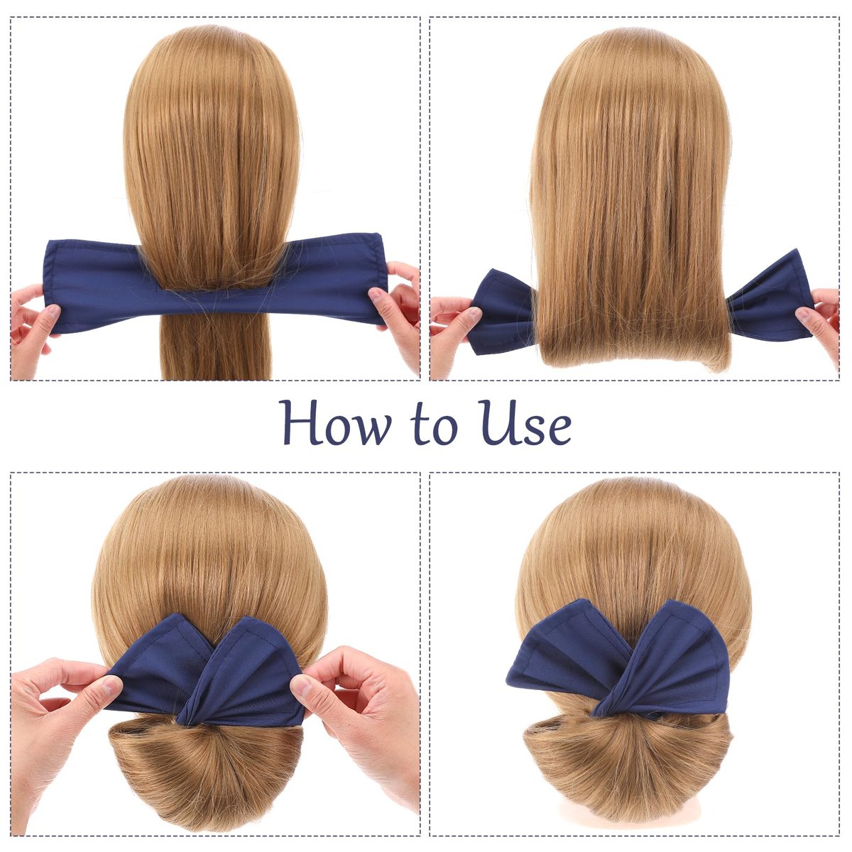 6 PCS Deft Hair Bun Maker Set - Multicolor Lazy Easy Hair Disk Twist for Women and Girls Long Thin Tousle Avelisse
