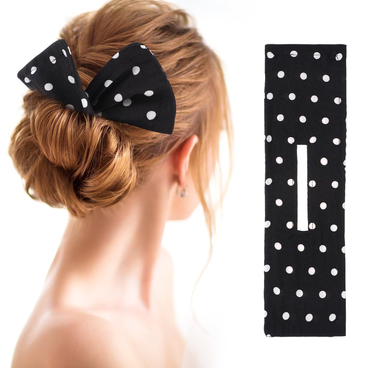 6 PCS Deft Hair Bun Maker Set - Multicolor Lazy Easy Hair Disk Twist for Women and Girls Long Thin Tousle Avelisse