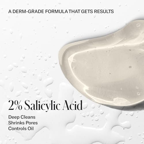 Geologie Acne Control Face Wash - 2% Salicylic Acid Exfoliating Cleanser for Clear Skin, Oil Control & Breakout Prevention - Clean Citrus Scent for Men & Women - 6 fl oz - görsel 8