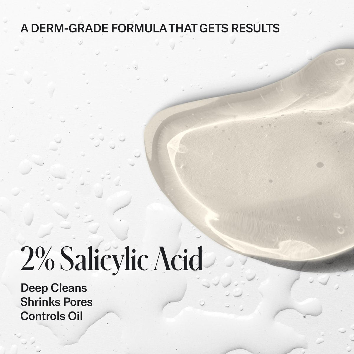 Geologie Acne Control Face Wash - 2% Salicylic Acid Exfoliating Cleanser for Clear Skin, Oil Control & Breakout Prevention - Clean Citrus Scent for Men & Women - 6 fl oz - görsel 7