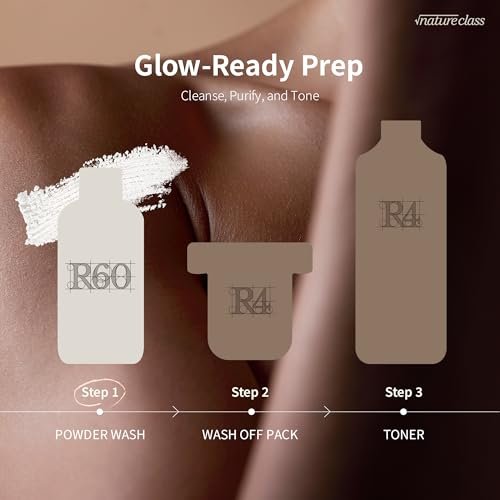 NATURECLASS R60 Rice Enzyme Face Wash Powder – Gentle Exfoliating Cleanser for Sensitive Skin, Fragrance Free, 1.76 oz Avelisse
