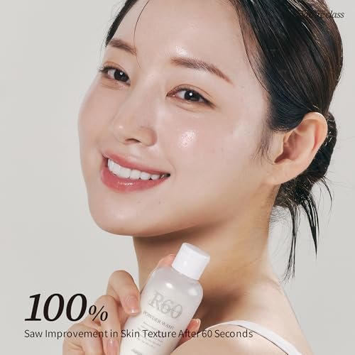NATURECLASS R60 Rice Enzyme Face Wash Powder – Gentle Exfoliating Cleanser for Sensitive Skin, Fragrance Free, 1.76 oz Avelisse
