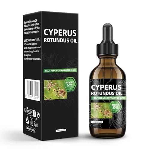 SKSOYT Cyperus Rotundus Oil for Hair Removal - Natural Oil to Reduce Unwanted Hair Growth, Soothing & Moisturizing, Shrinks Pores, Smooth Skin Care, Suitable for All Skin Types (2 Fl Oz) - görsel 2