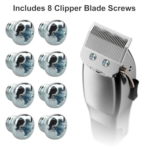 Screw Man Replacement Blade Screws for Clippers – 8 Pack #8-32 Fits Andis Master and Univen - görsel 12