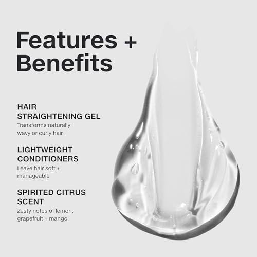 Paul Mitchell Straight Works Hair Gel – Smoothing Styler, Anti-Frizz, Adds Shine, 5.1 oz Avelisse