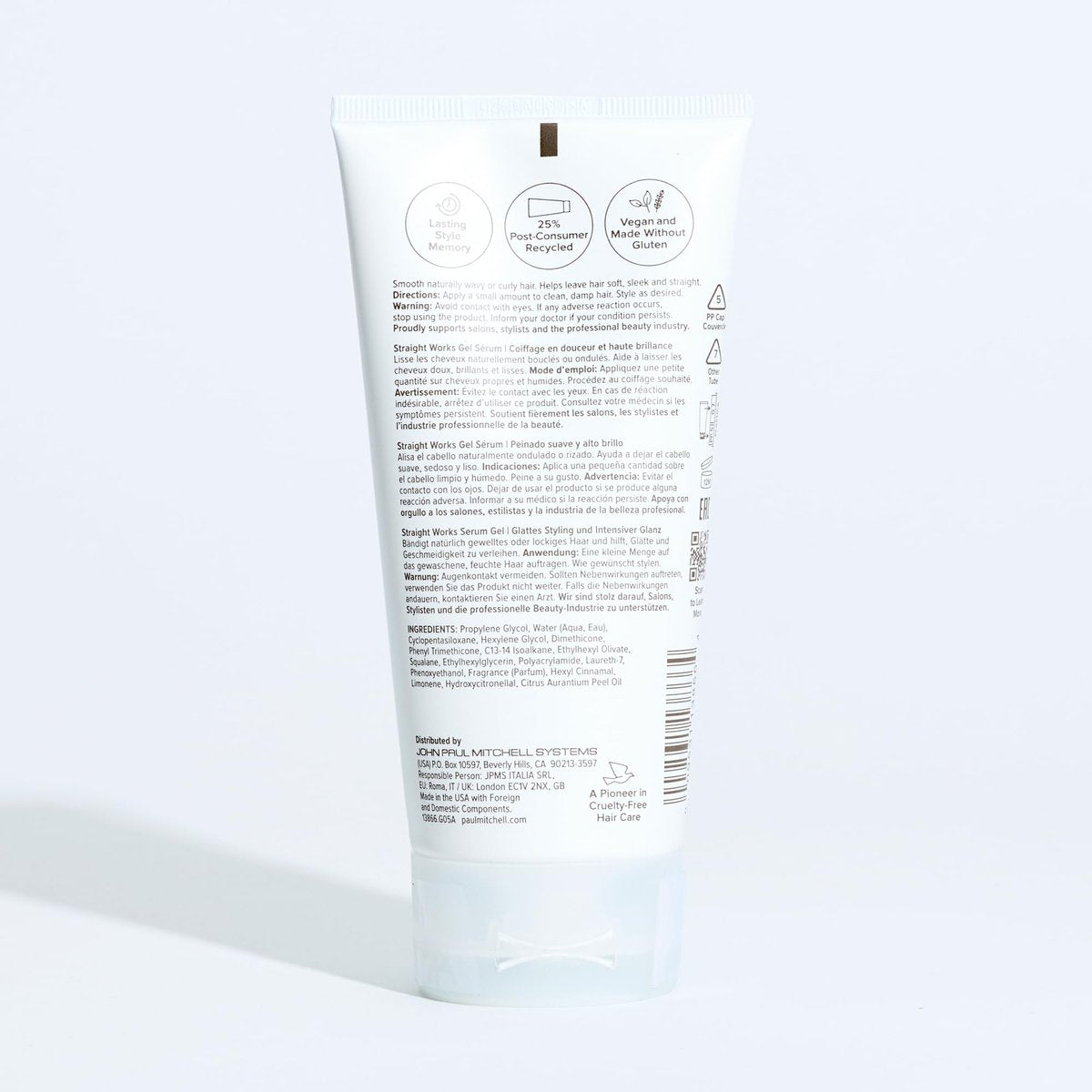 Paul Mitchell Straight Works Hair Gel – Smoothing Styler, Anti-Frizz, Adds Shine, 5.1 oz Avelisse