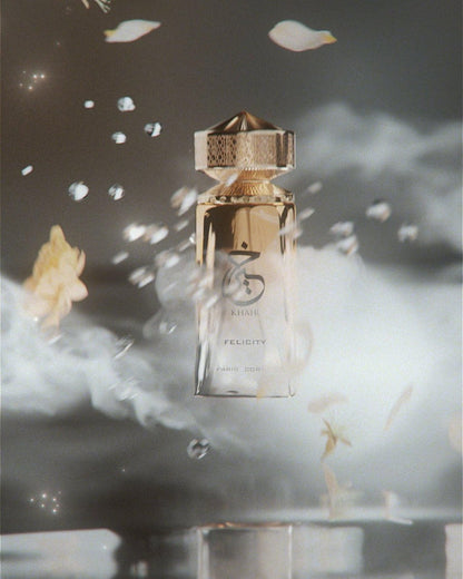 Paris Corner | Khair Felicity Perfume 3.4 fl oz | Sparkling Champagne, Cassis, Rose, Vanilla, Musk Unisex Eau de Parfum Avelisse