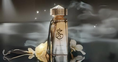 Paris Corner | Khair Felicity Perfume 3.4 fl oz | Sparkling Champagne, Cassis, Rose, Vanilla, Musk Unisex Eau de Parfum Avelisse