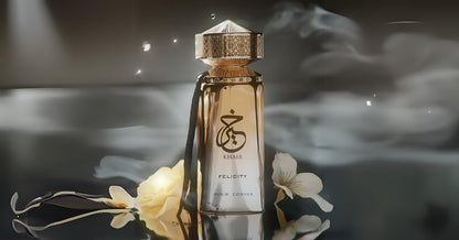 Paris Corner | Khair Felicity Perfume 3.4 fl oz | Sparkling Champagne, Cassis, Rose, Vanilla, Musk Unisex Eau de Parfum Avelisse