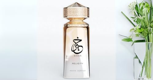 Paris Corner | Khair Felicity Perfume 3.4 fl oz | Sparkling Champagne, Cassis, Rose, Vanilla, Musk Unisex Eau de Parfum Avelisse