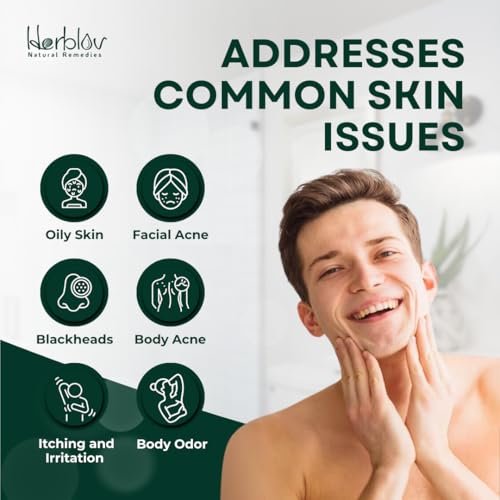 Herblov Tea Tree Soap – Natural Defense Tea Tree Oil Soap Bar for Face & Body – Acne Treatment, Skin Irritation Relief, Deeply Cleansing Hydrating Cleanser for Calm Fresh Skin - görsel 6