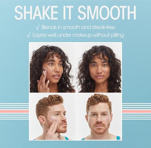 Vacation Shake Shake SPF 50 Mineral Milk Face Sunscreen - Non-Comedogenic, Streak-Free, Water-Resistant Broad Spectrum Sun Block, Non-Nano Zinc Formula, Vegan, Moisturizer with SPF, 1.7 Fl. Oz. Avelisse