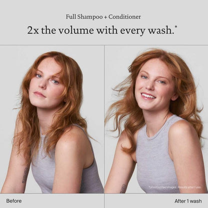 Living Proof Voluminous Hair Essentials Kit - Travel Size Full Shampoo, Conditioner, Texture Foam and Dry Volume & Texture Spray Avelisse