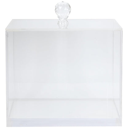 ForPro Pure & Simple XL Facial Towel Acrylic Holder – Clear Dispenser for 50 Disposable Dry Wipes Avelisse