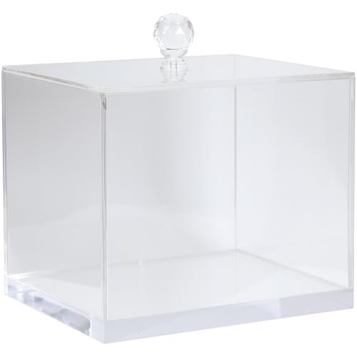 ForPro Pure & Simple XL Facial Towel Acrylic Holder – Clear Dispenser for 50 Disposable Dry Wipes Avelisse