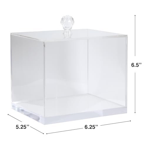 ForPro Pure & Simple XL Facial Towel Acrylic Holder – Clear Dispenser for 50 Disposable Dry Wipes Avelisse