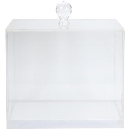ForPro Pure & Simple XL Facial Towel Acrylic Holder – Clear Dispenser for 50 Disposable Dry Wipes Avelisse