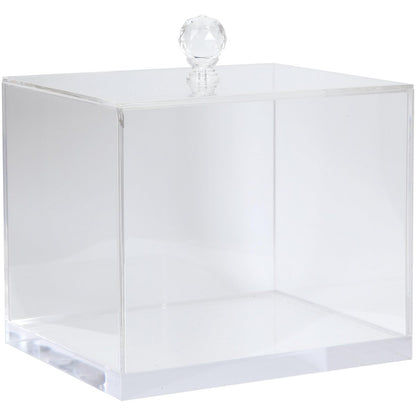 ForPro Pure & Simple XL Facial Towel Acrylic Holder – Clear Dispenser for 50 Disposable Dry Wipes Avelisse
