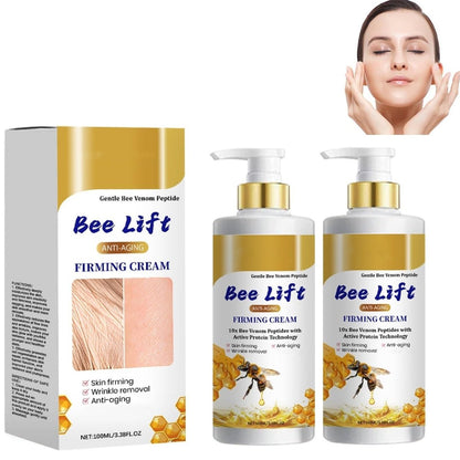 Identicalven Bee Venom Skin Firming Cream - 2-Pack Anti-Aging Face Moisturizer for All Skin Types, Wrinkle Removal & Elasticity Restoration