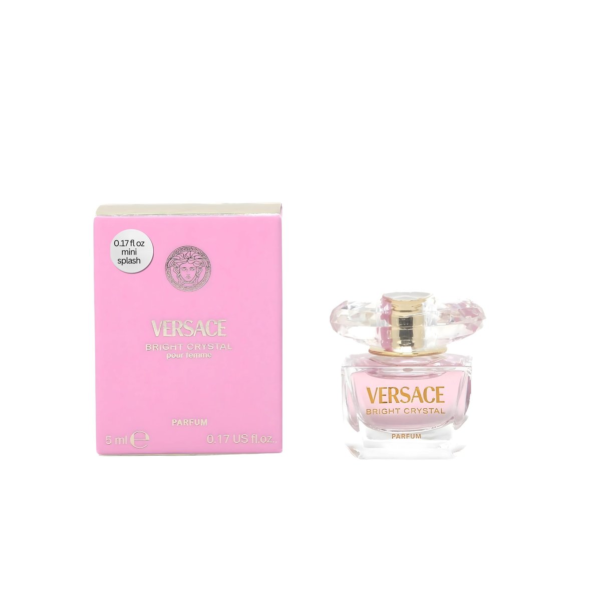 Versace Bright Crystal Pour Femme Eau de Parfum Mini Splash - 0.17 oz Avelisse