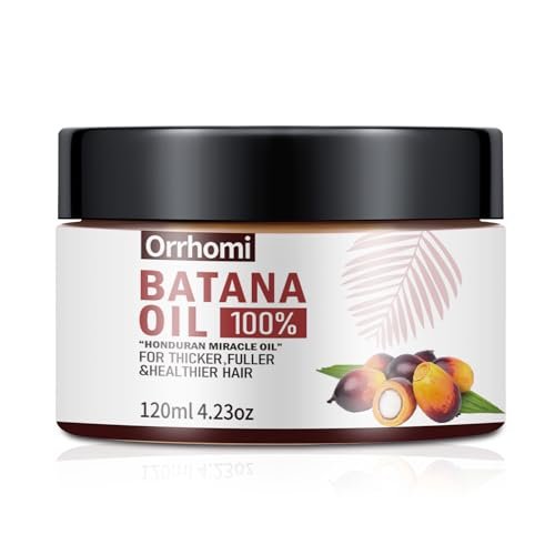Orrhomi 100% Pure & Organic Batana Oil for Hair Growth, Cold Pressed Unrefined, 4.23 Fl Oz - görsel 4