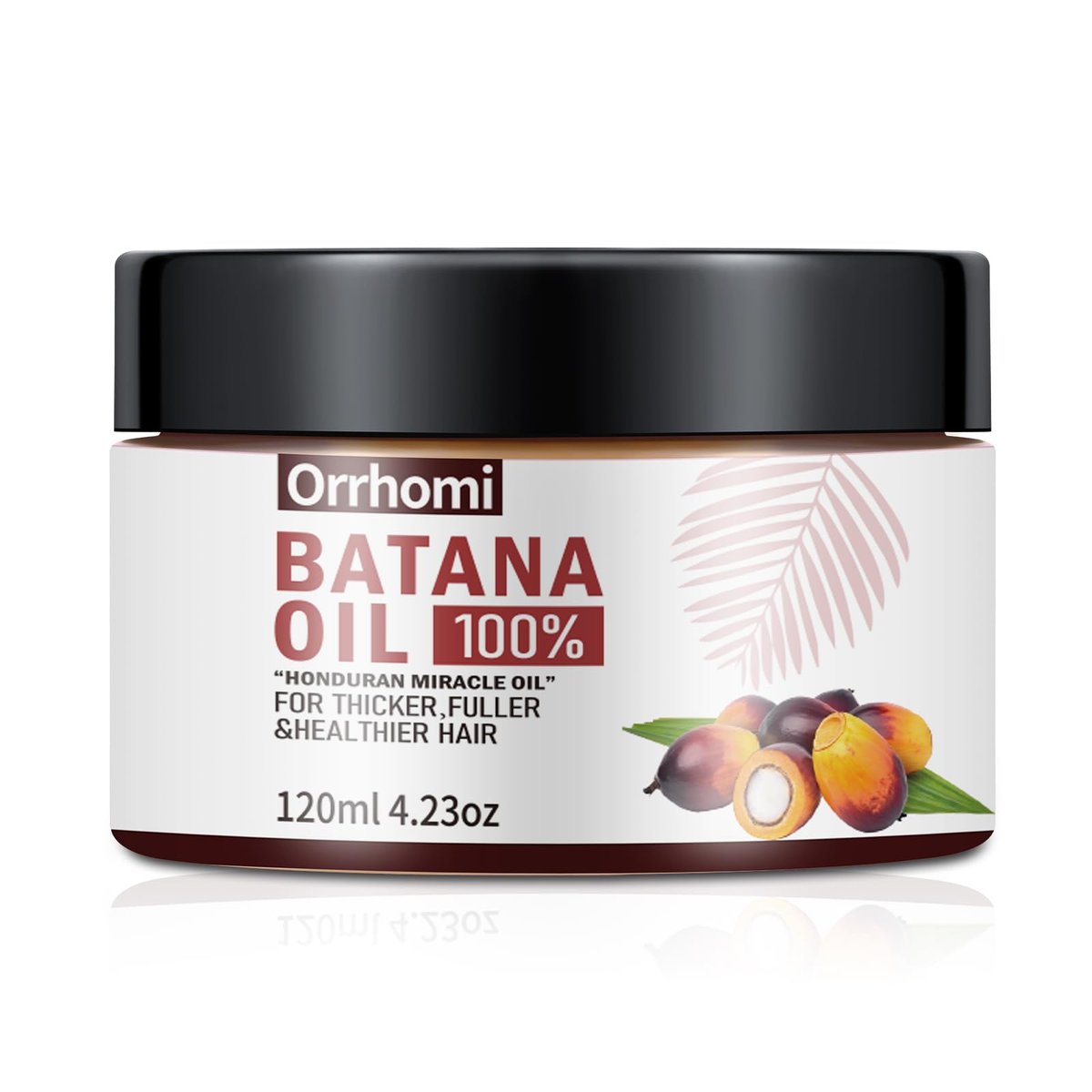 Orrhomi 100% Pure & Organic Batana Oil for Hair Growth, Cold Pressed Unrefined, 4.23 Fl Oz - görsel 3