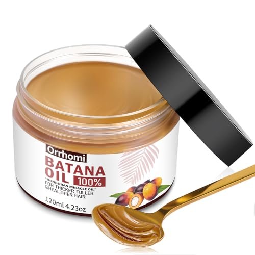 Orrhomi 100% Pure & Organic Batana Oil for Hair Growth, Cold Pressed Unrefined, 4.23 Fl Oz - görsel 2