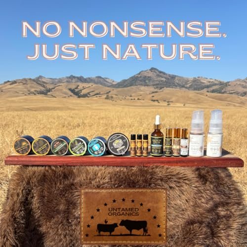 Untamed Organics Pure Tallow Balm - 100% Grass-Fed Grass-Finished Beef Tallow for Skin Care, Face & Body Moisturizer for Sensitive Skin, Eczema, Unscented, 2 oz Avelisse