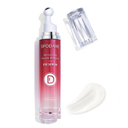 SPODARE Caffeine & Retinol Eye Serum with 360° Massage Ball - Dark Circles, Puffiness & Wrinkles Treatment Avelisse