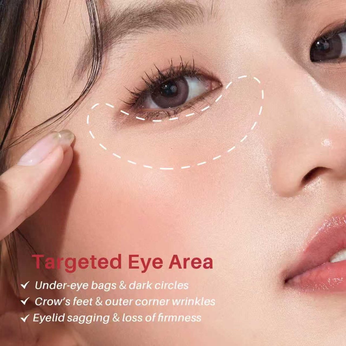 SPODARE Caffeine & Retinol Eye Serum with 360° Massage Ball - Dark Circles, Puffiness & Wrinkles Treatment Avelisse