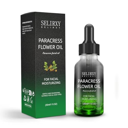 SKSOYT Organic Paracress Facial Oil - Nourishing & Hydrating Face Oil with Helichrysum, Helps Improve Fine Lines & Firmness for Radiant Glow, 1 Fl Oz - görsel 2