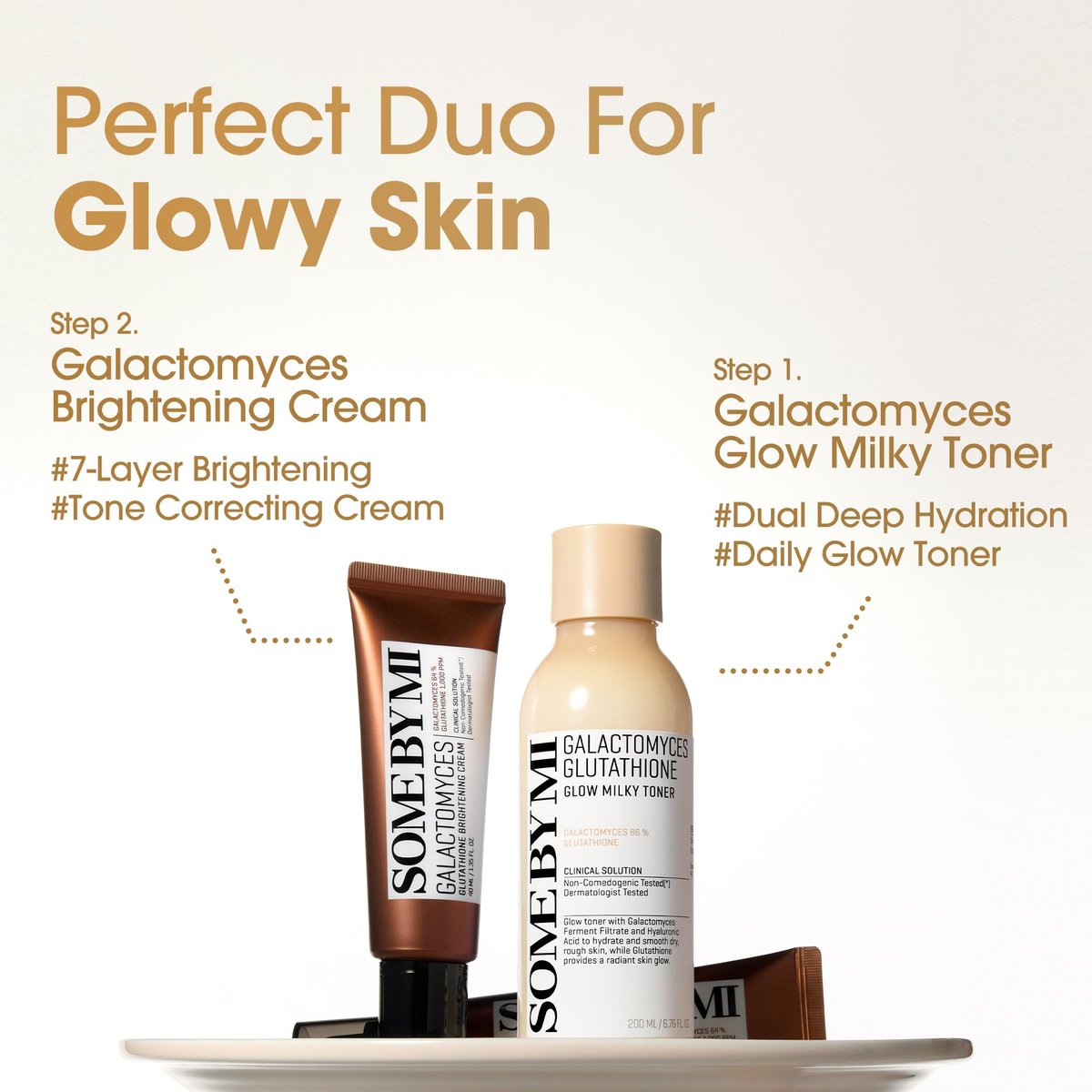 SOME BY MI Galactomyces Glutathione Brightening Cream – Hydrating Korean Face Moisturizer with Hyaluronic Acid, 1.35 oz (40 ml) - görsel 15