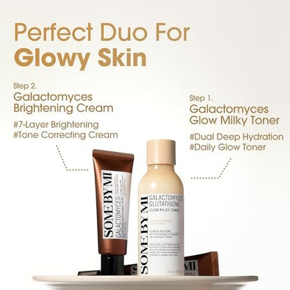 SOME BY MI Galactomyces Glutathione Brightening Cream – Hydrating Korean Face Moisturizer with Hyaluronic Acid, 1.35 oz (40 ml)