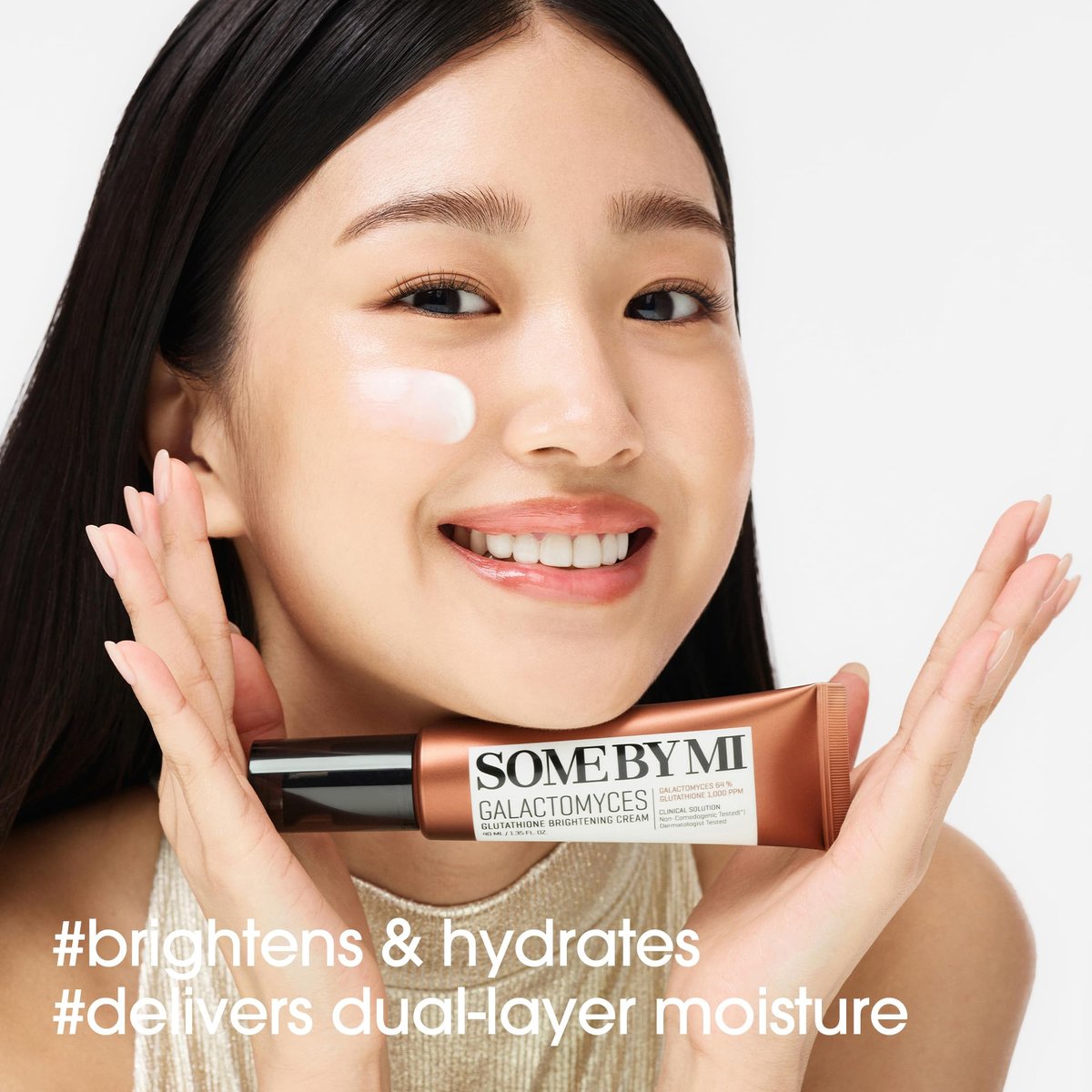 SOME BY MI Galactomyces Glutathione Brightening Cream – Hydrating Korean Face Moisturizer with Hyaluronic Acid, 1.35 oz (40 ml) - görsel 9