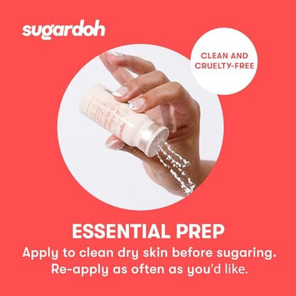 Sugardoh Pre-Wax Body Powder - Plant-Based & Talc-Free, Handmade Skin Prep Powder for Sugar Waxing - Absorbs Moisture & Oil for Easy Hair Removal - 0.75 oz Avelisse
