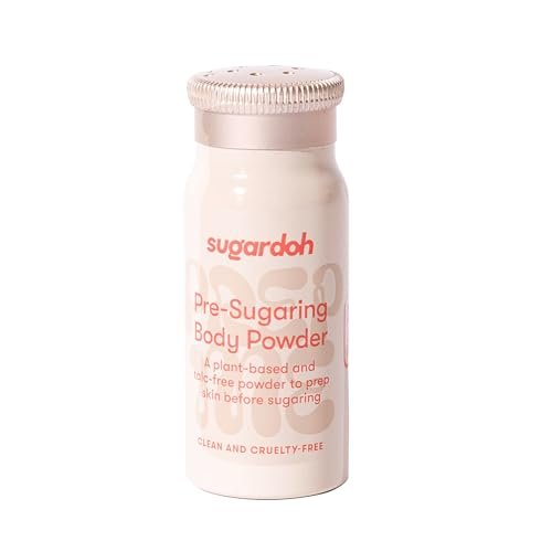 Sugardoh Pre-Wax Body Powder - Plant-Based & Talc-Free, Handmade Skin Prep Powder for Sugar Waxing - Absorbs Moisture & Oil for Easy Hair Removal - 0.75 oz Avelisse